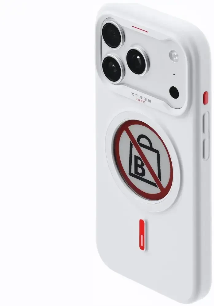 Dėklas XTREM Instant Custom E-INK skirtas iPhone 17 Pro baltas