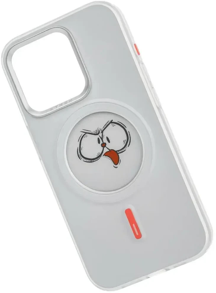 Dėklas XTREM Instant Custom E-INK, skirtas iPhone 15 Pro Max, baltas