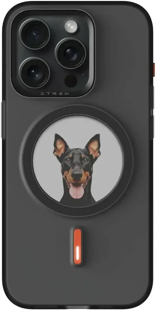 Dėklas XTREM Instant Custom E-INK skirtas iPhone 15 Pro juodas