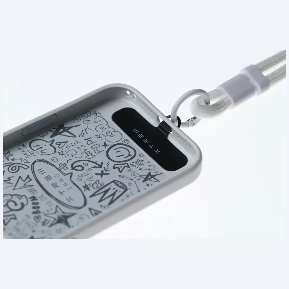 Dėklas XTREM Instant Custom E-INK skirtas iPhone 18 Pro/ 17 Pro baltas