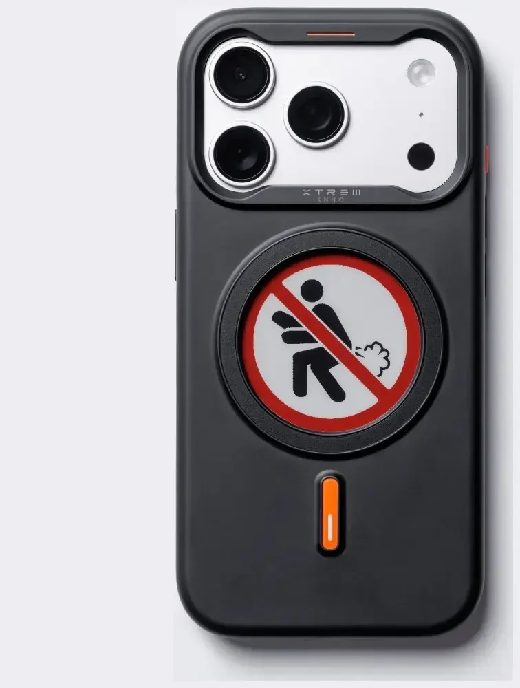 Dėklas XTREM Instant Custom E-INK skirtas iPhone 17 Pro juodas