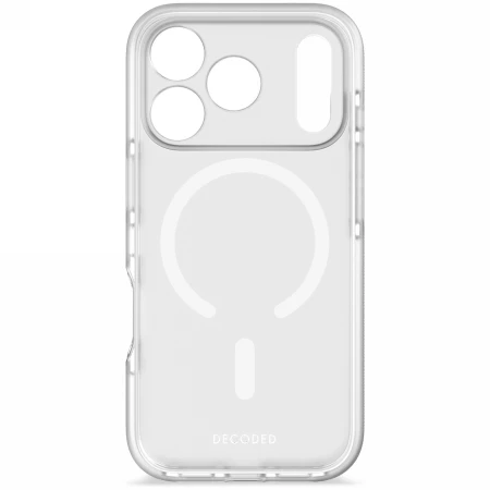 „Decoded DropTec“ permatomas „MagSafe“ dėklas, skirtas „iPhone 17 Pro“ – permatomas