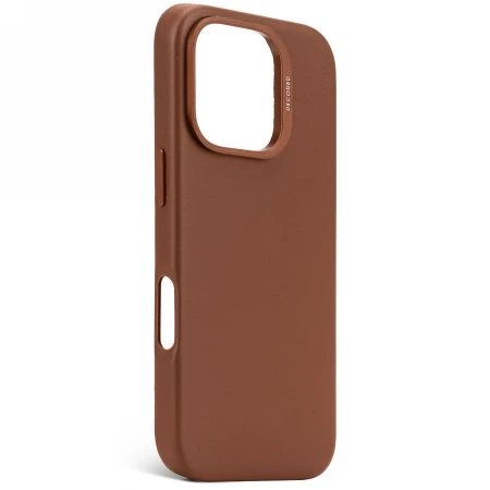 Decoded Leather Backcover MagSafe Apple iPhone 16 Pro - dėklas telefonui rudos spalvos