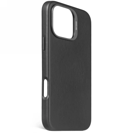 Decoded Leather Backcover MagSafe Apple iPhone 16 Pro Max - dėklas telefonui juodos spalvos