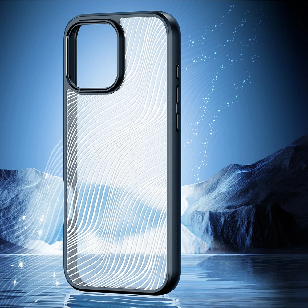 Dux Ducis Aimo Apple iPhone 16 Pro Max – dėklas telefonui juodos spalvos
