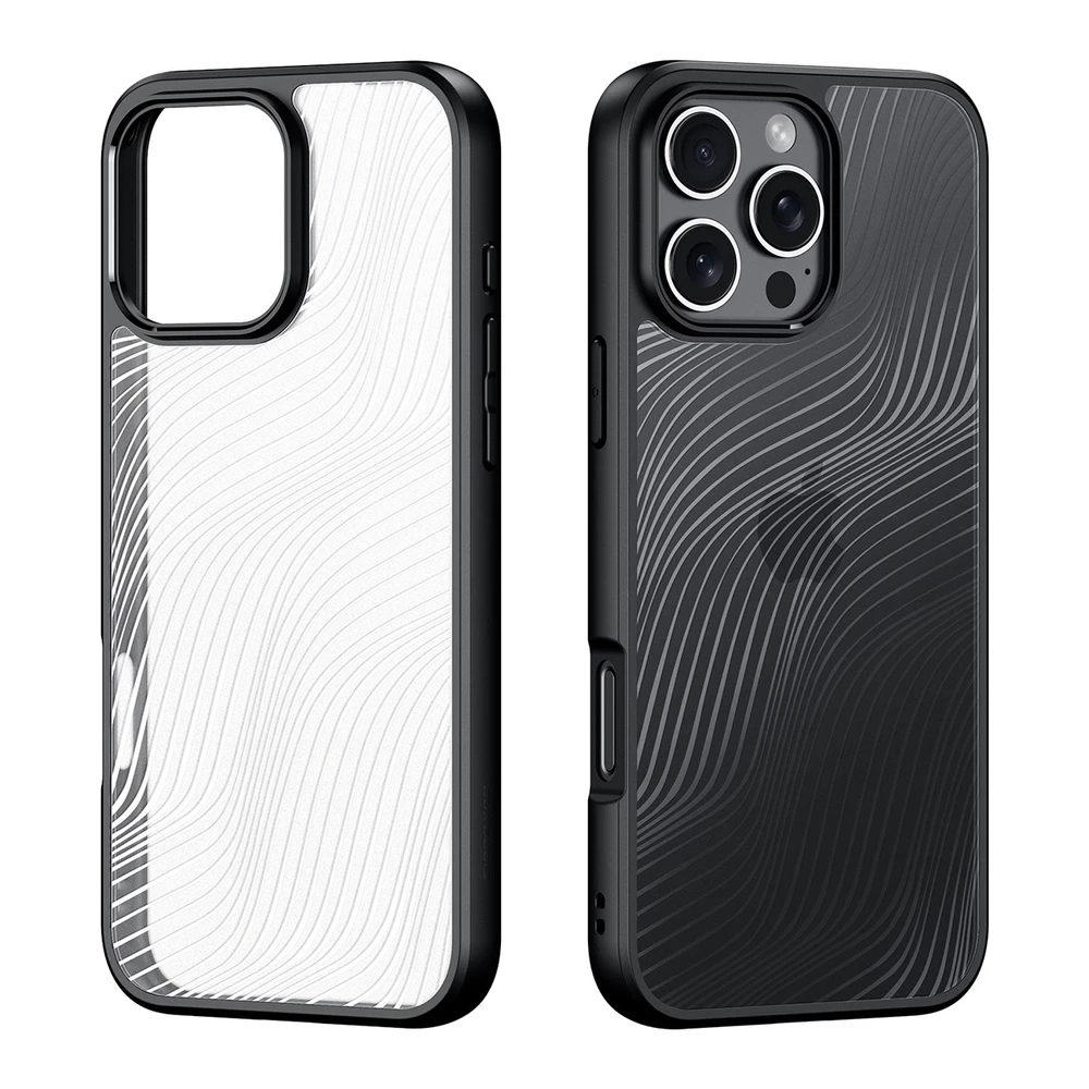 Dux Ducis Aimo Apple iPhone 16 Pro Max – dėklas telefonui juodos spalvos