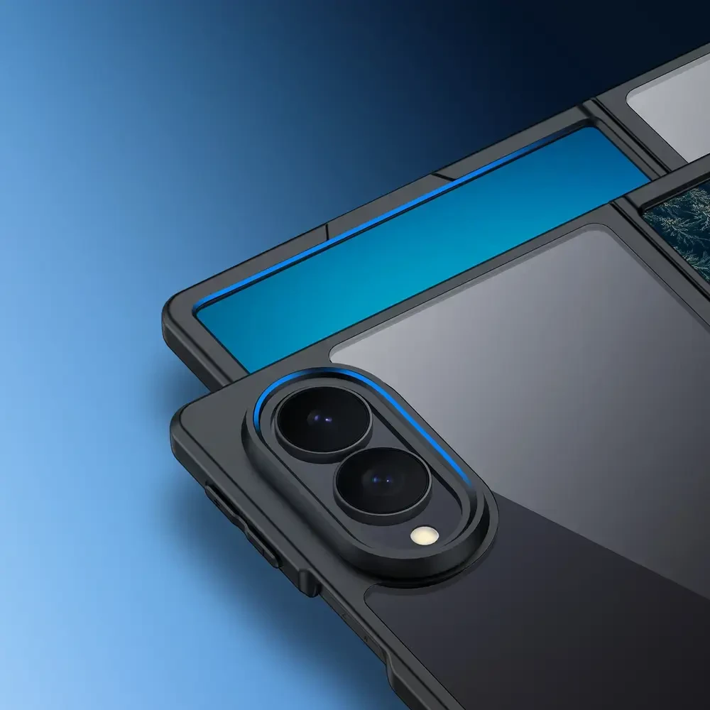 Dux Ducis Aimo dėklas Samsung Galaxy Z Fold 8 Wide – juodos spalvos