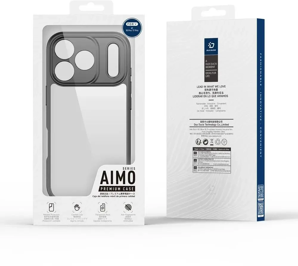 Dėklas DUX DUCIS case AIMO for iPhone 17 Pro Max / 18 Pro Max juodas