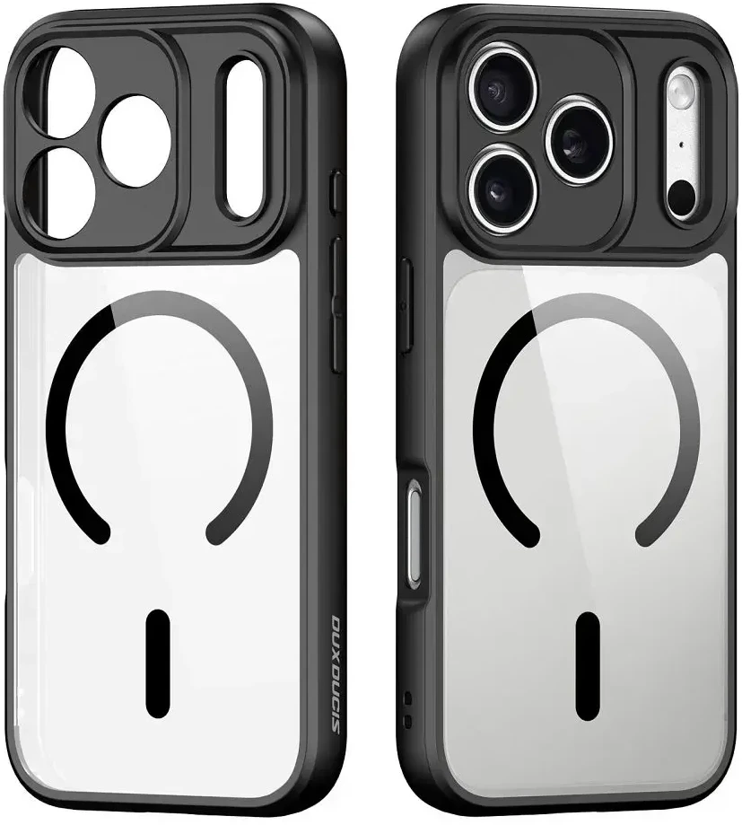 Dėklas DUX DUCIS case AIMO MAG compatible with MagSafe for iPhone 17 Pro / 18 Pro juodas