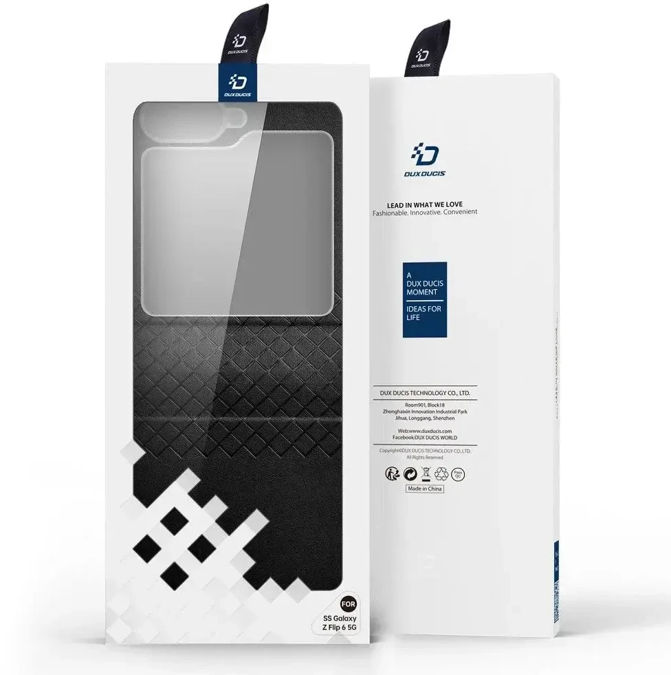Dėklas Dux Ducis Bril Samsung F741 Z Flip6/F761 Z Flip7 FE violetinis