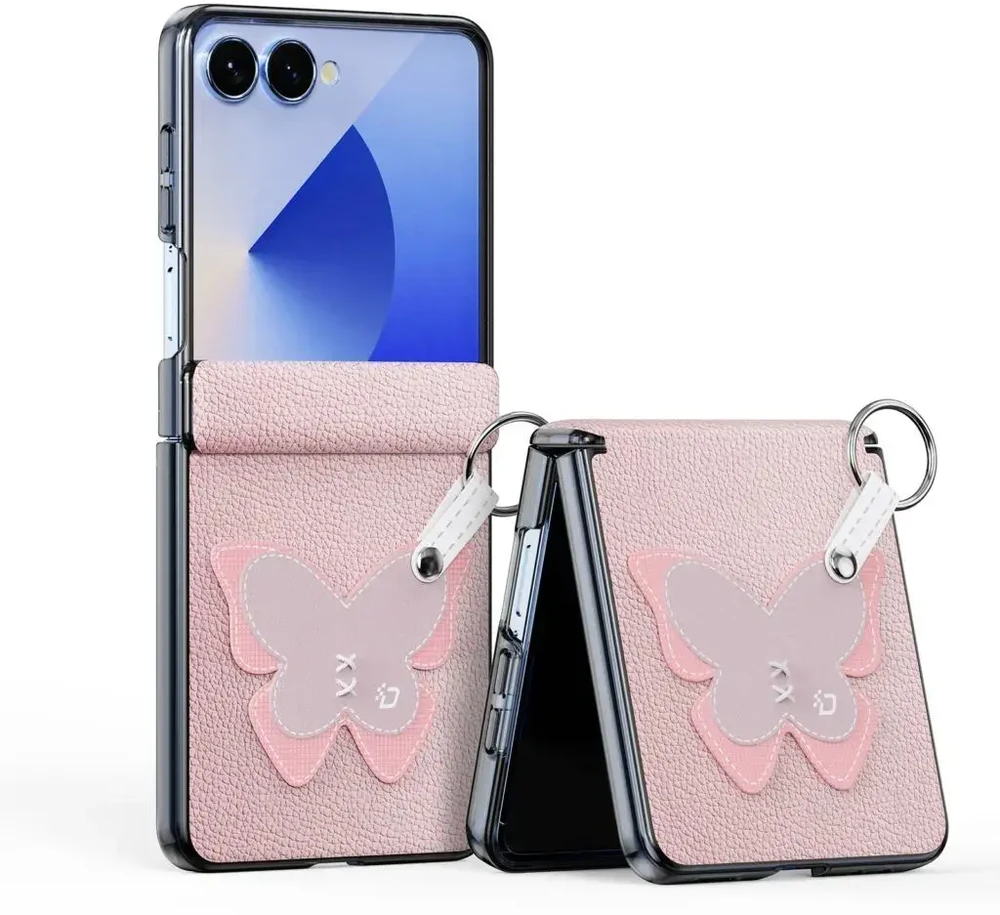 DUX DUCIS LUVY dėklas, skirtas SAMSUNG Z FLIP 7, rožinis