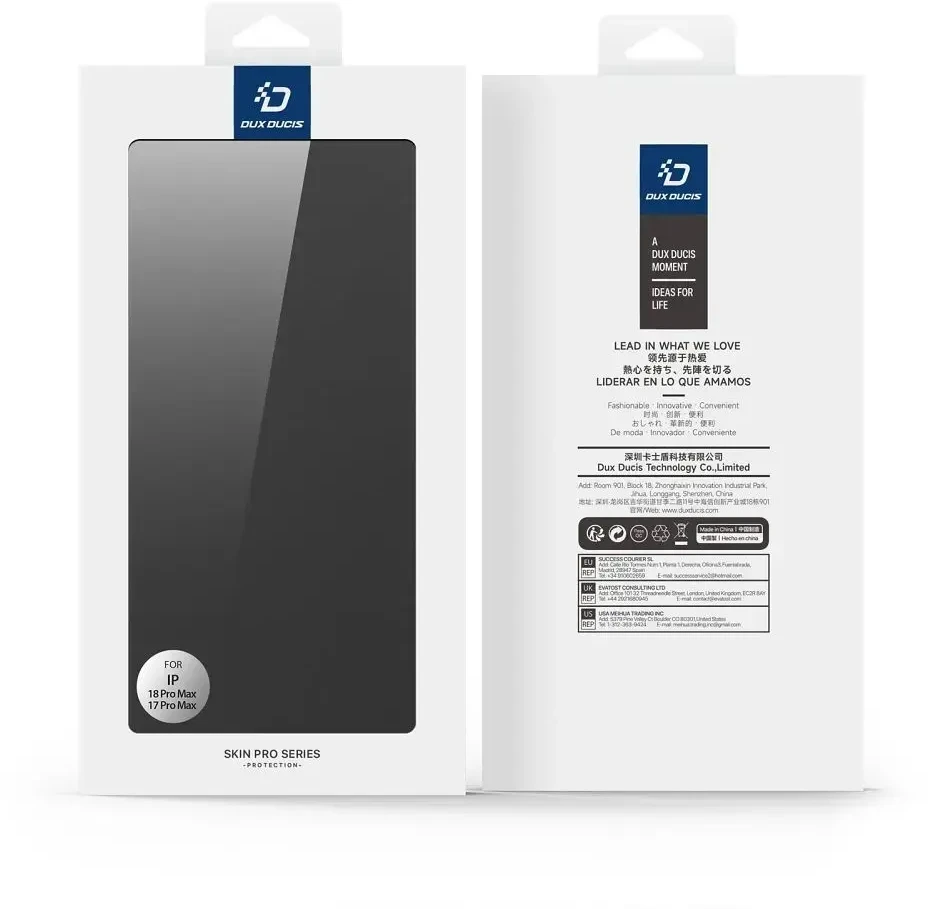 Dėklas DUX DUCIS case SKIN PRO for iPhone 18 Pro Max / 17 Pro Max juodas