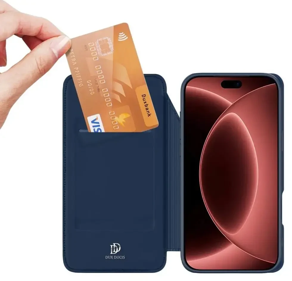 Dėklas DUX DUCIS dangtelis SKIN PRO, skirtas iPhone 18 Pro / 17 Pro, mėlynas