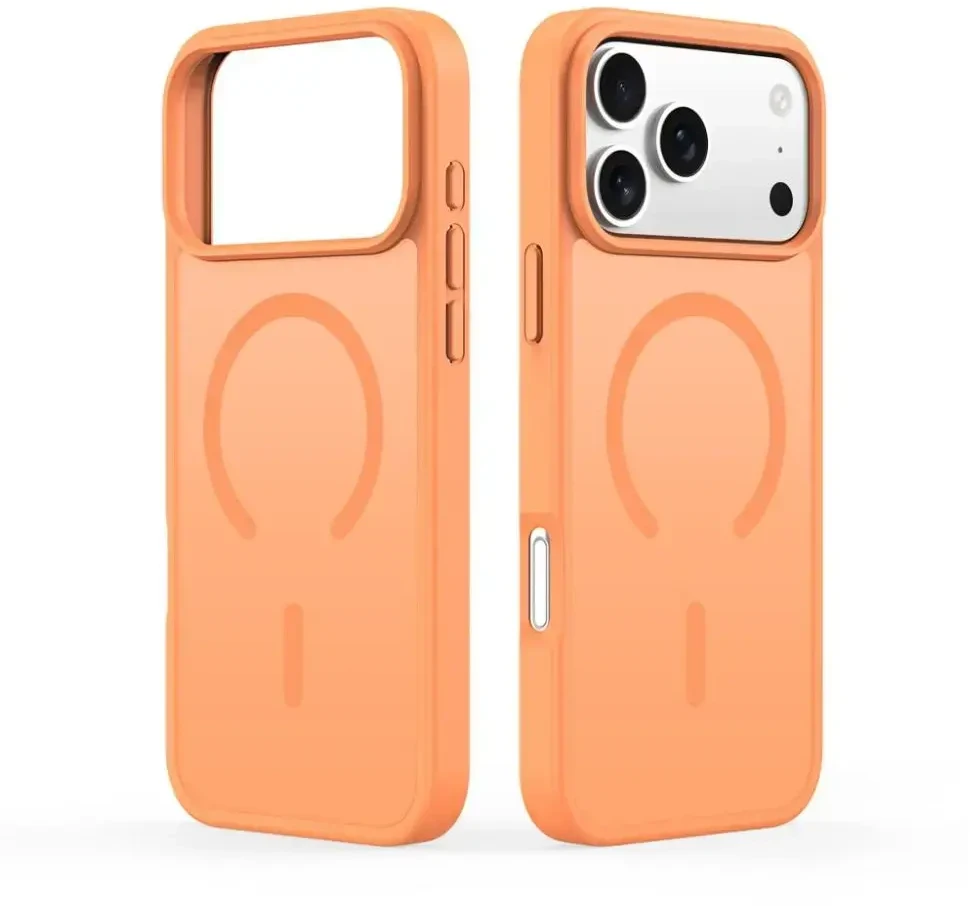DUX DUCIS dėklas YIND, suderinamas su MagSafe, skirtas iPhone 18 Pro / 17 Pro (atviro žiedo versija), oranžinė