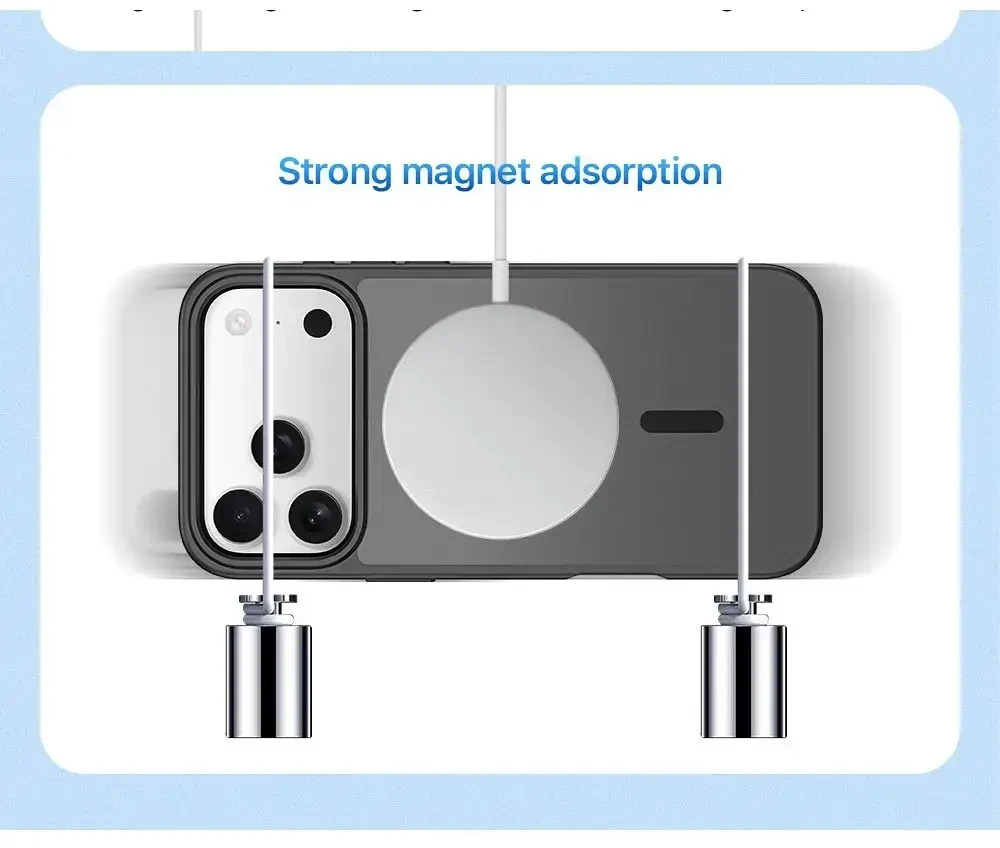 Dėklas DUX DUCIS case YIND compatible with MagSafe for iPhone 17 Pro Max / 18 Pro Max (Open Ring Version) juodas