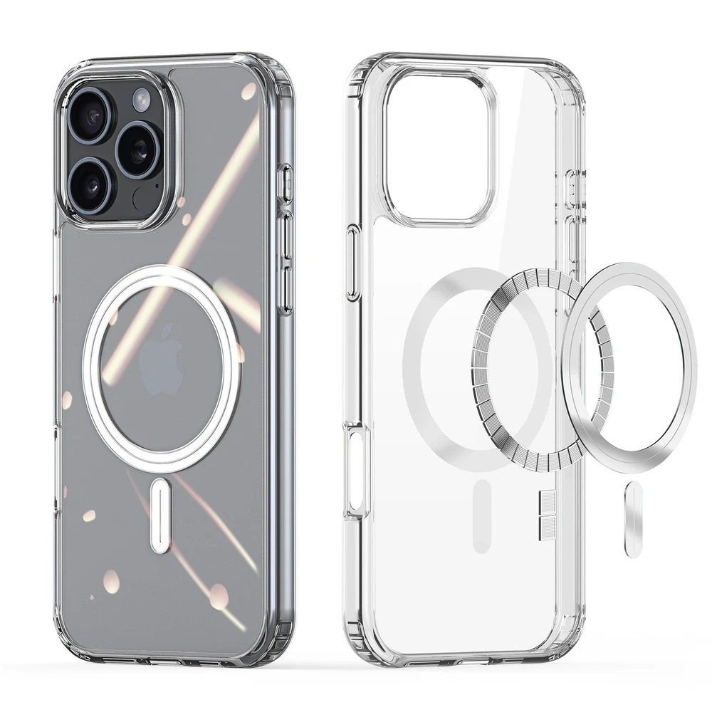 Dux Ducis dėklas CLIN MAG compatible su MagSafe skirtas Apple iPhone 16 Pro skaidrus