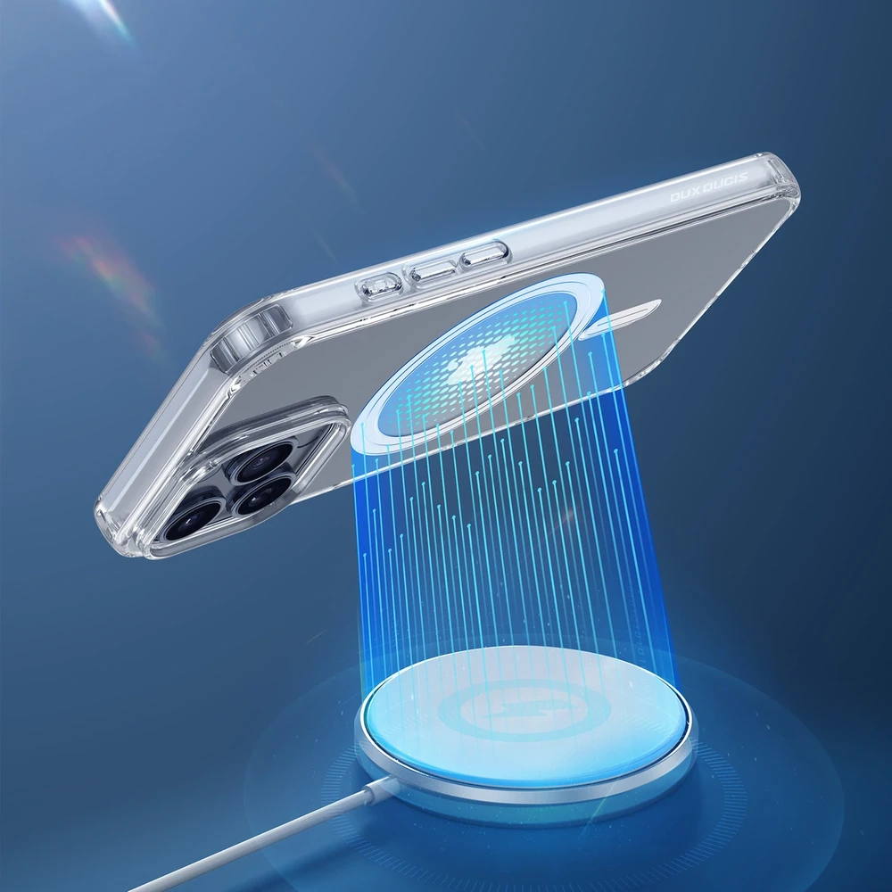 Dux Ducis dėklas CLIN MAG compatible su MagSafe skirtas Apple iPhone 16 Pro skaidrus