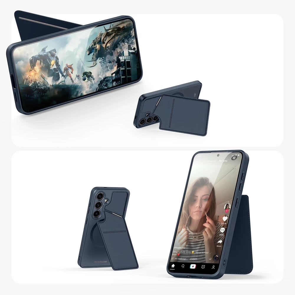 Dux Ducis Rafi II Mag Samsung S24 - dėklas telefonui mėlynos spalvos