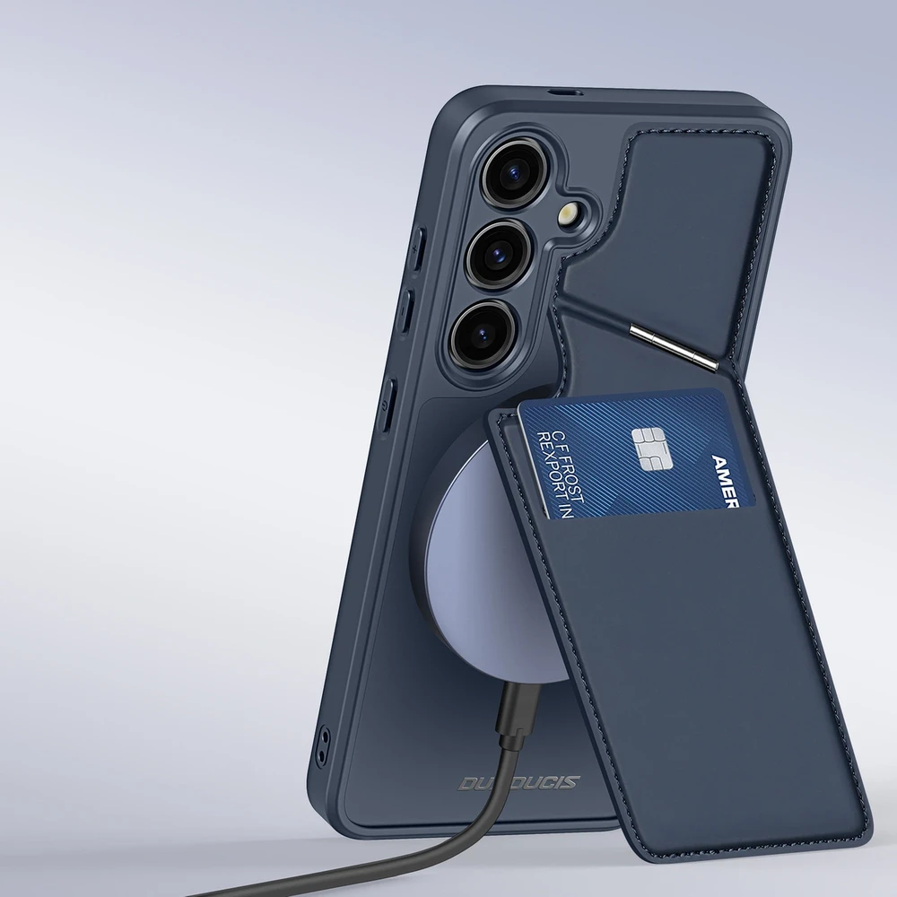 Dux Ducis Rafi II Mag Samsung S24 - dėklas telefonui mėlynos spalvos