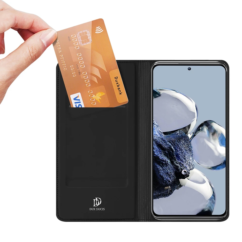 Dux Ducis Skin Pro dėklas skirtas Xiaomi 12T/12T Pro, juodas