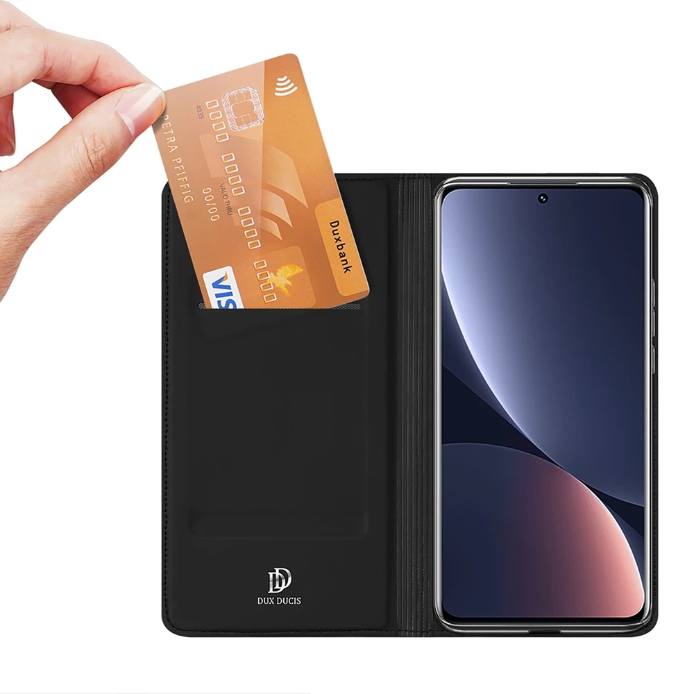 Dux Ducis Skin Pro dėklas skirtas Xiaomi 13 Pro, juodas