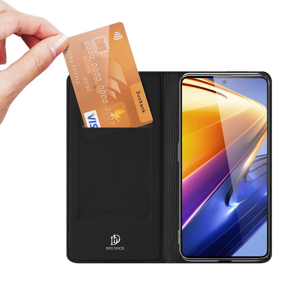 Dux Ducis Skin Pro dėklas skirtas Xiaomi Poco F4 GT, juodas