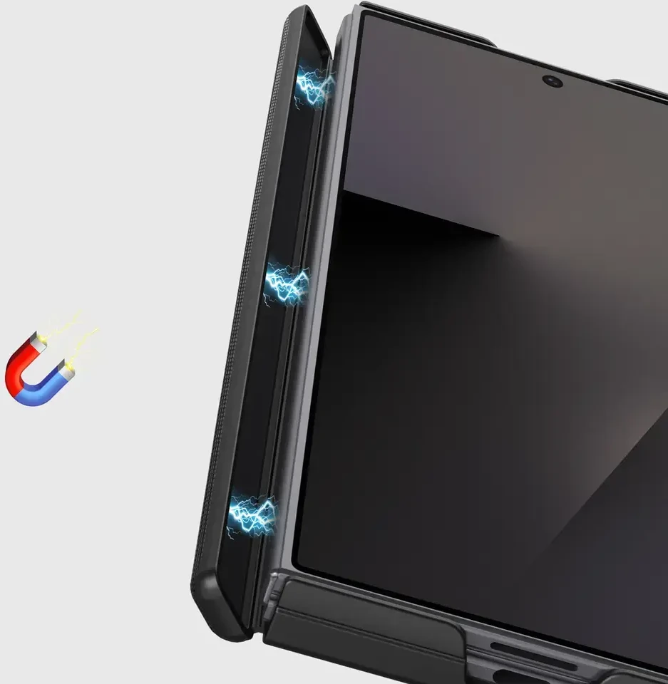 Dux Ducis Vyne MagSafe suderinamas dėklas Samsung Galaxy Z Fold 8 Ultra – Juodas
