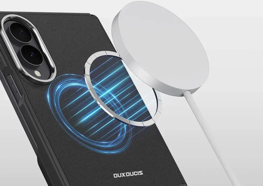 Dux Ducis Vyne MagSafe suderinamas dėklas Samsung Galaxy Z Fold 8 – Juodas