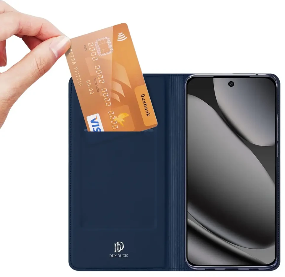 Dėklas DUX DUCIS wallet case SKIN PRO for GOOGLE PIXEL 11 PRO XL mėlynas