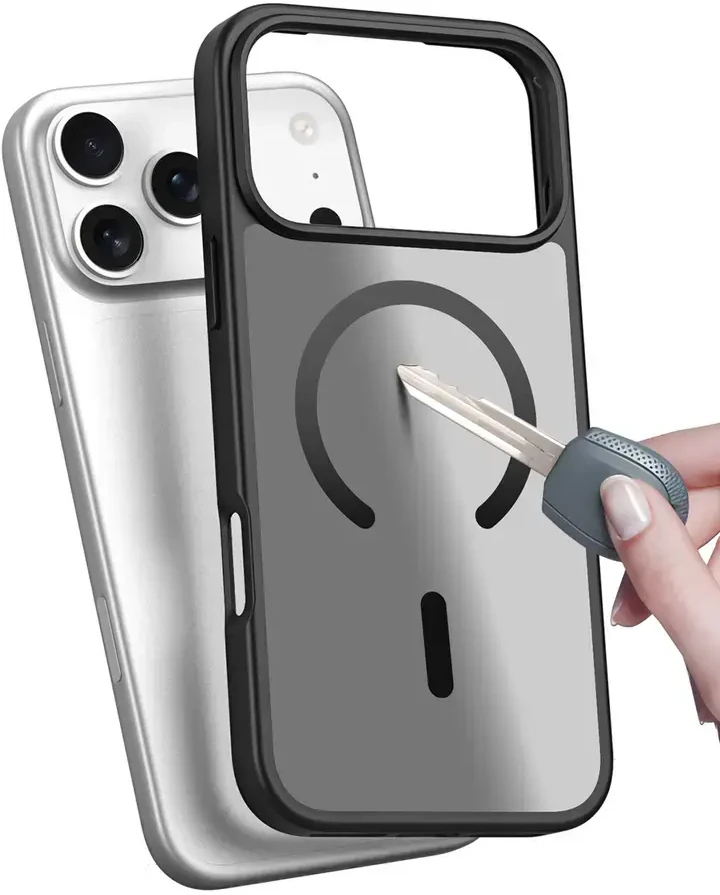 Dux Ducis Yind Apple iPhone 17 Pro Dėklas suderinamas su MagSafe – pilkos spalvos