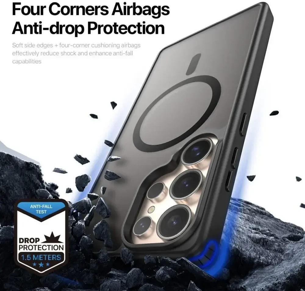 Dėklas Dux Ducis Yind skirtas Samsung S938 S25 Ultra juodas