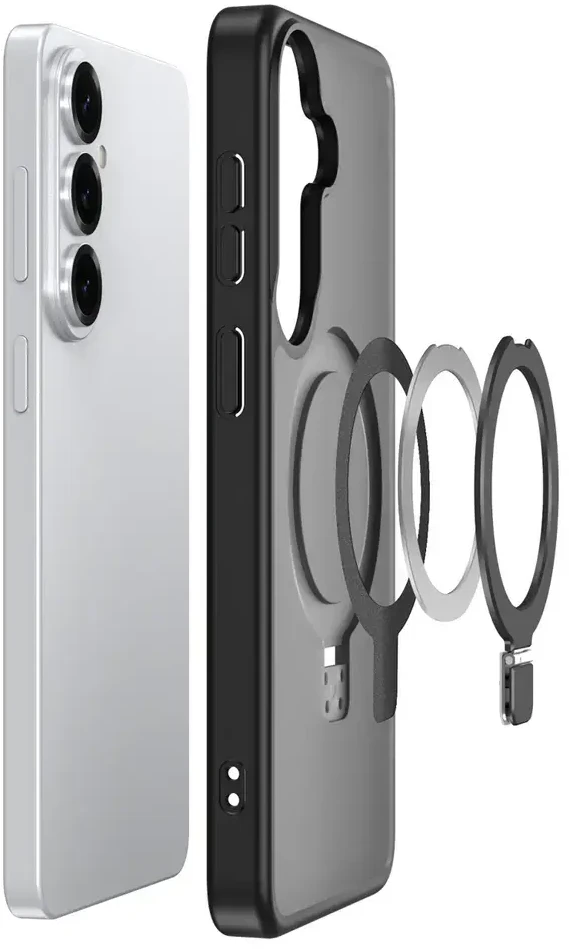 Dėklas Dux Ducis Yind Magnetic Stand Samsung S942 S26 juodas
