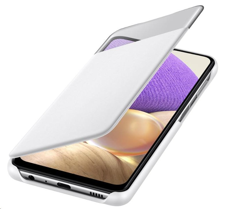 Dėklas Samsung A32 5G Smart View - baltas