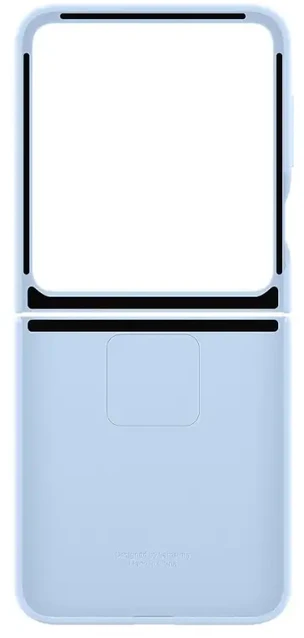 Dėklas EF-PF741TLE Samsung Silicone Cover with Ring for Galaxy Z Flip 6/7 FE Mėlyna (Damaged Package) (Pažeista pakuotė)