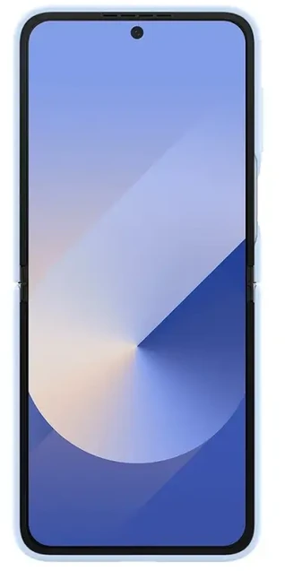 Dėklas EF-PF741TLE Samsung Silicone Cover with Ring for Galaxy Z Flip 6/7 FE Mėlyna (Damaged Package) (Pažeista pakuotė)