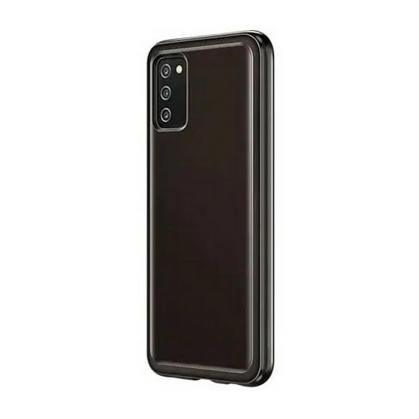 Apsauginis dėkliukas Samsung Galaxy A03s Soft Clear Cover, Juodas