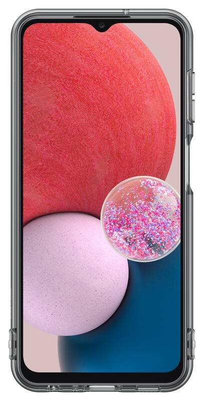 Dėklas Samsung Galaxy A13 Soft Clear Cover Juodas