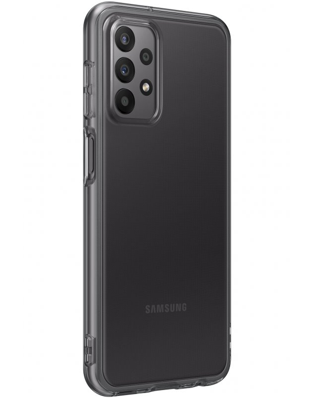 Dėklas Samsung Galaxy A23 5G Soft Clear Cover Juodas
