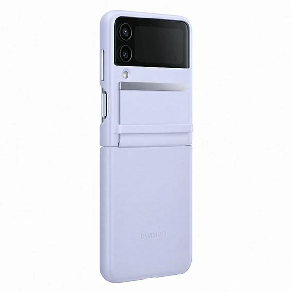 Dėklas VF721LLE Flap Leather Cover for Samsung Galaxy Flip 4, Serenity Violetinė (Serenity Violetinė)
