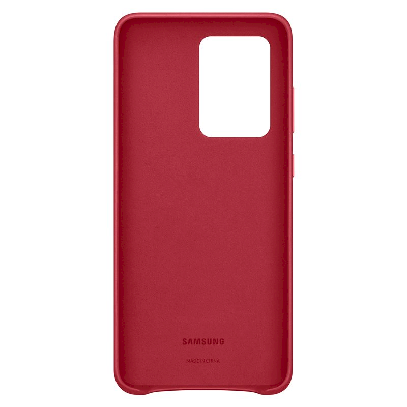 Dėklas VG988LRE odinis dangtelis, skirtas Samsung Galaxy S20 Ultra (Raudona)