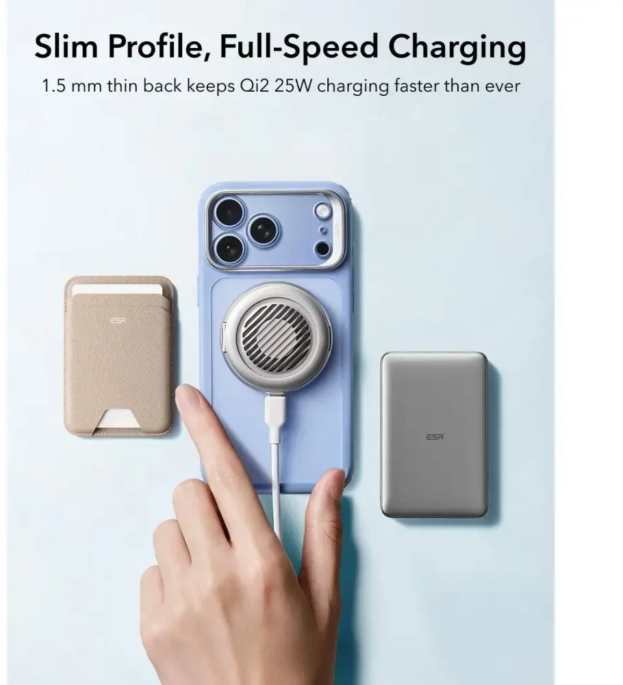 Dėklas Esr Classic Hybrid Kickstand Magsafe iPhone 17 Pro Max / 18 Pro Max frosted light mėlynas
