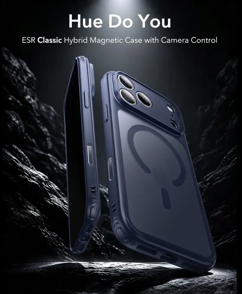 Dėklas ESR CLASSIC HYBRID MAGSAFE IPHONE 17 PRO / 18 PRO FROSTED Mėlynas