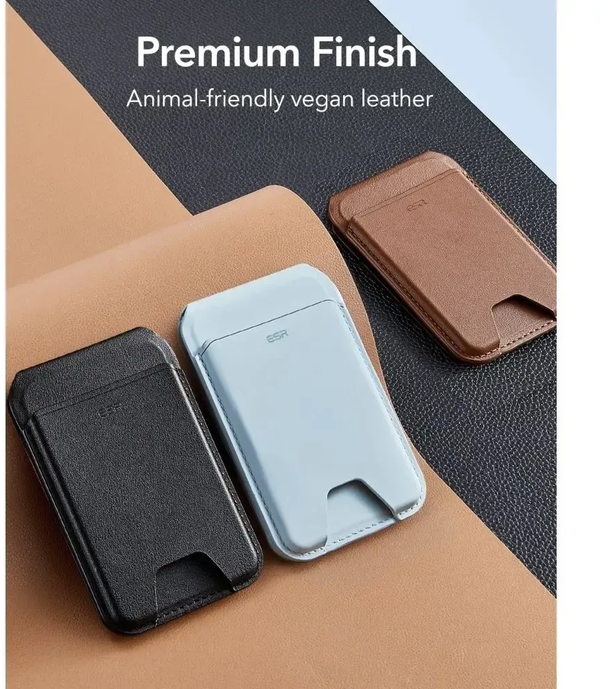 Dėklas ESR Classic Magnetic Wallet Stand, ruda