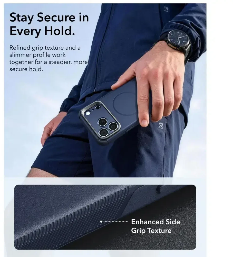Dėklas Esr Cyber Tough Kickstand Magsafe iPhone 17 Pro / 18 Pro mėlyna