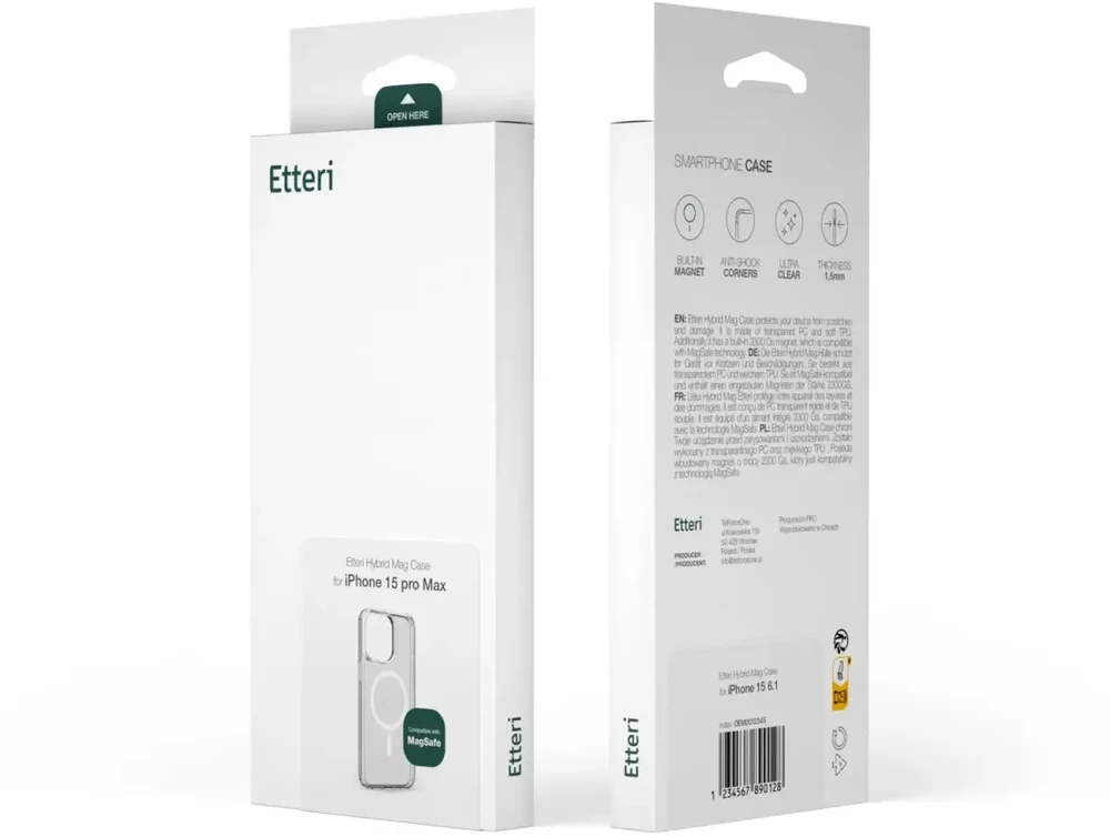Dėklas Telforceone Etteri Hybrid Mag Apple iPhone 14 6.1"