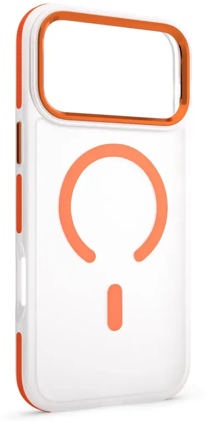 Dėklas Telforceone Etteri Icy Mag case for iPhone 17 Pro / 18 Pro oranžinis