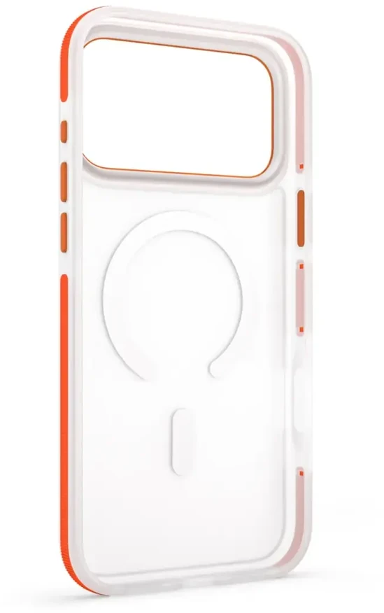 Dėklas Telforceone Etteri Icy Mag case for iPhone 17 Pro / 18 Pro oranžinis
