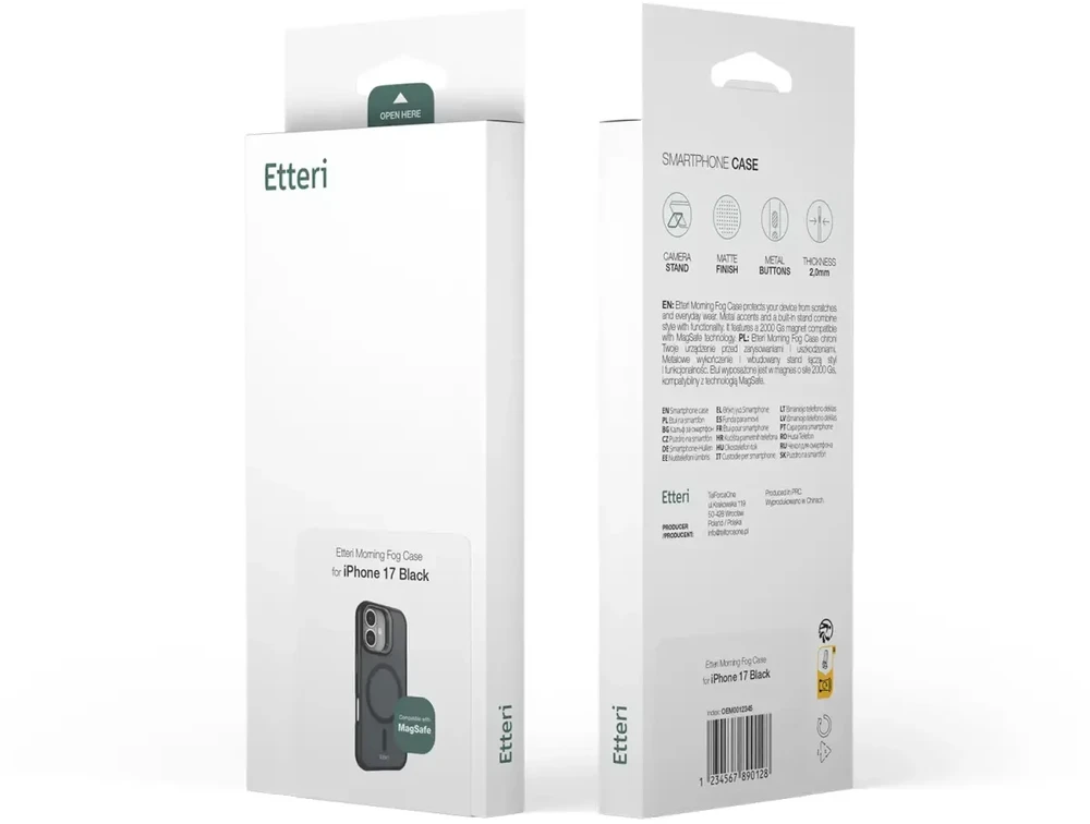 Dėklas Mėlyna Etteri Morning Fog case for iPhone 17 Pro / 18 Pro sky mėlynas