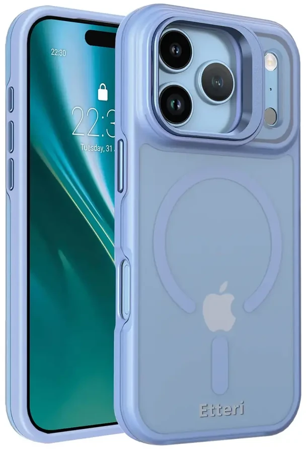 Dėklas Mėlyna Etteri Morning Fog case for iPhone 17 Pro / 18 Pro sky mėlynas