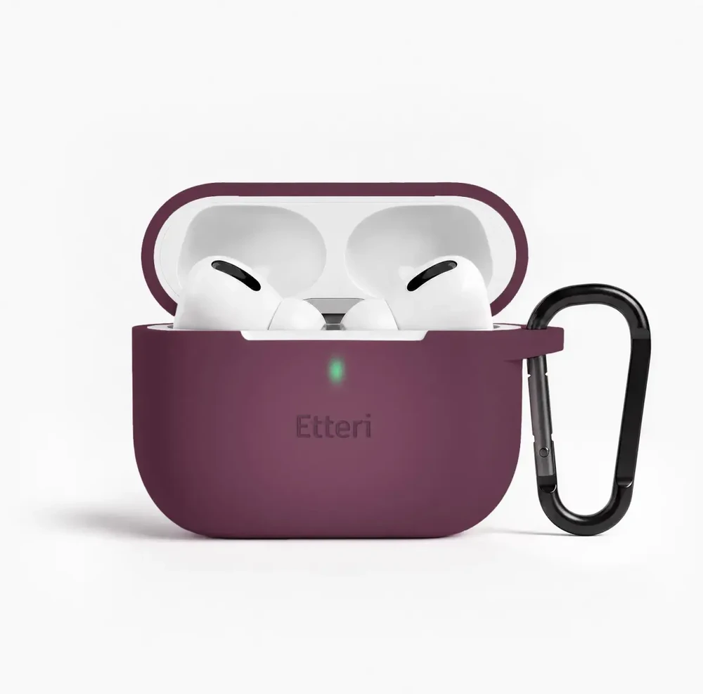 Dėklas Telforceone Etteri silicone case for AirPods Pro 3 dark cherry